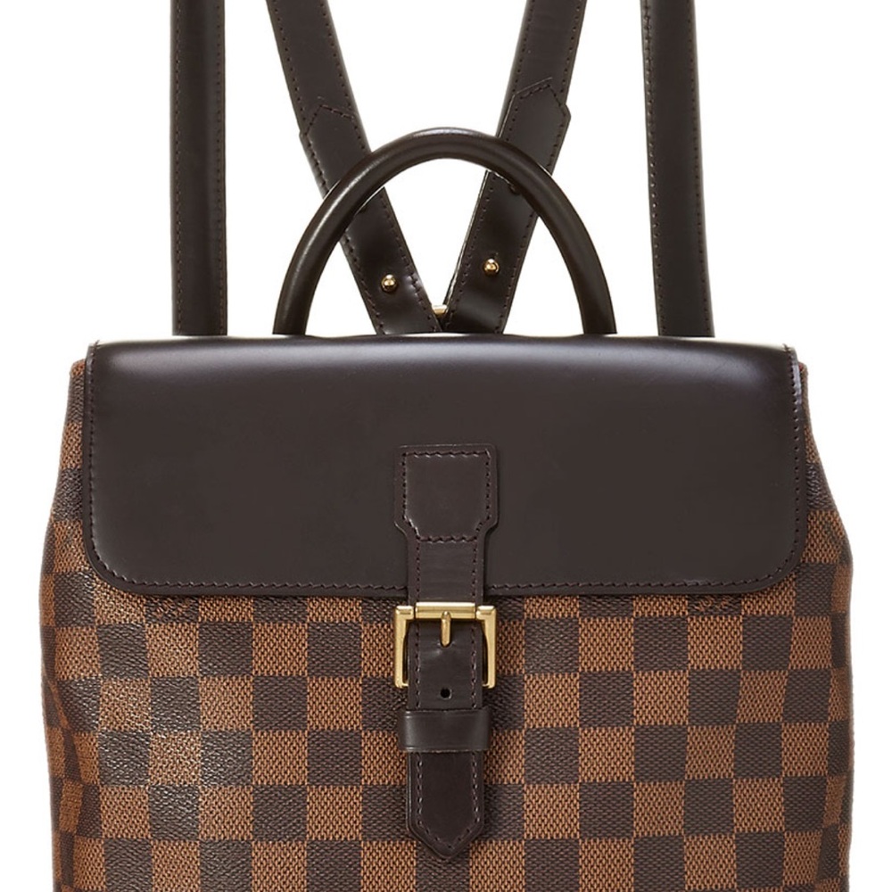 Louis Vuitton Brown Checkered Backpack - Picture 13 of 16